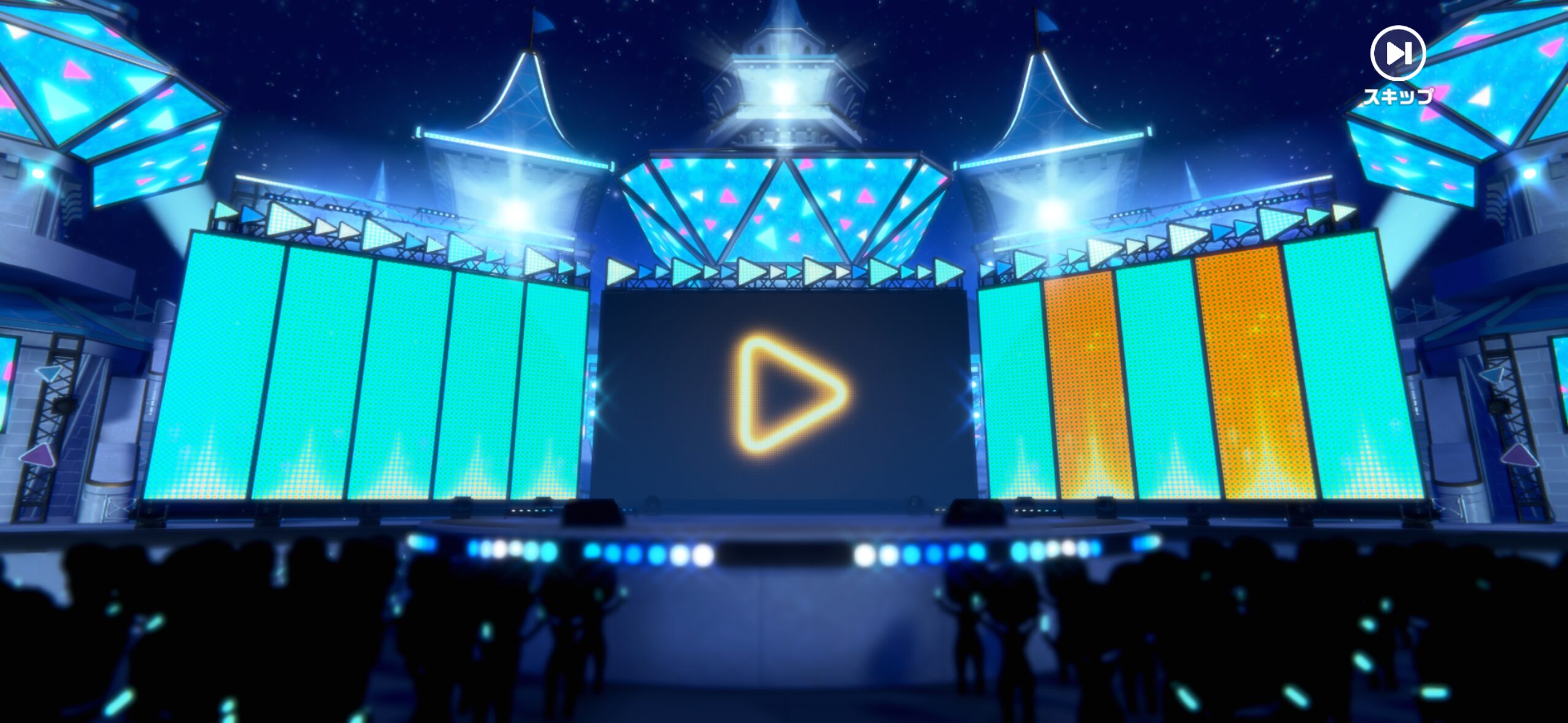 ホロドリガチャ演出スクリーンの色